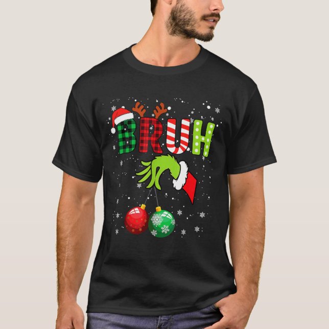 Bruh 67 Six Seven 6 7 Meme Christmas Funny Gen Alp T-Shirt (Vorderseite)