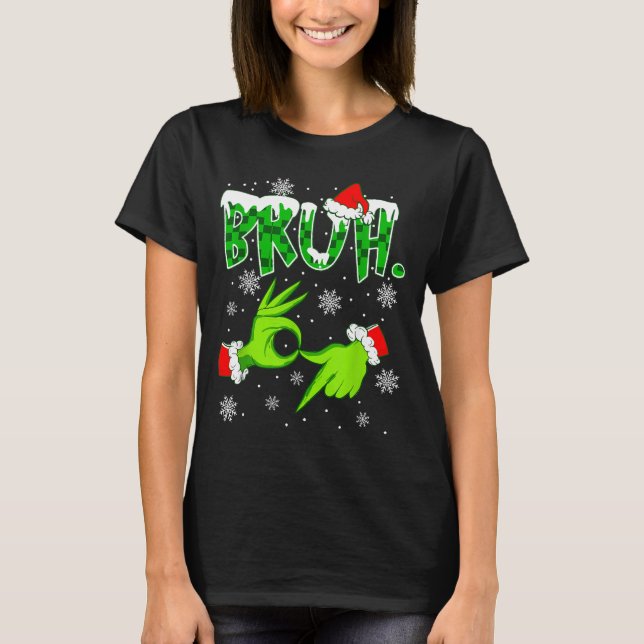 Bruh 67 Six Seven 6 7 Meme Christmas Funny Gen Z S T-Shirt (Vorderseite)