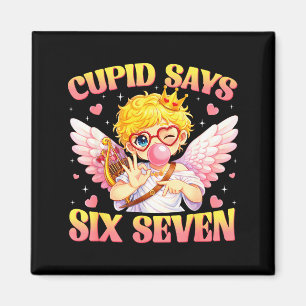 Bruh 67 Six Seven 6 7 Meme Valentinsgrüße Lustig F Magnet