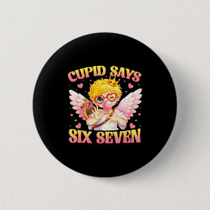 Bruh 67 Six Seven 6 7 Meme Valentinstag Lustig Fra Button