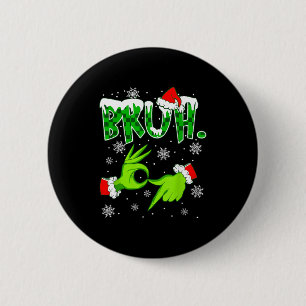 Bruh 67 Six Seven 6 7 Meme Weihnachten Lustig Gen  Button