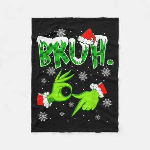 Bruh 67 Six Seven 6 7 Meme Weihnachten Lustig Gen Fleecedecke