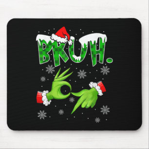 Bruh 67 Six Seven 6 7 Meme Weihnachten Lustig Gen  Mousepad
