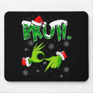 Bruh 67 Six Seven 6 7 Meme Weihnachten Lustig Gen Mousepad