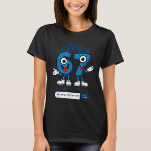 Bruh 67 Six Seven 6-7 Talian Brainrot Meme Für Kin T-Shirt