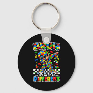 Bruh, anders zu sein, Puzzle Autismus-Bewusstsein Schlüsselanhänger