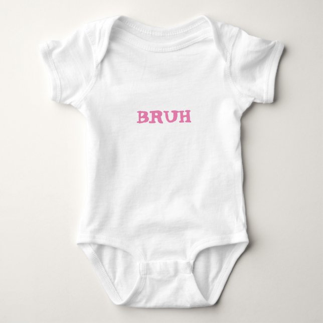 BRUH BABY BODYSUIT STRAMPLER (Vorderseite)