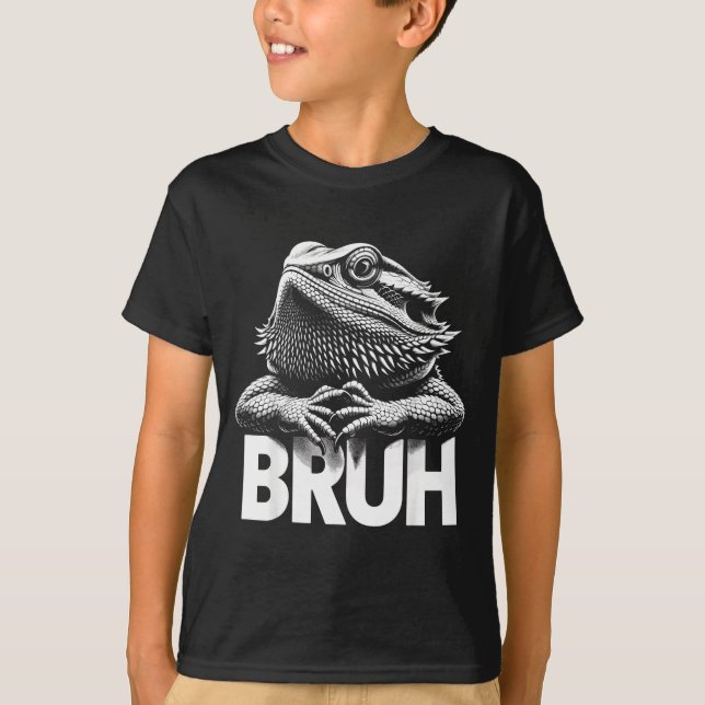 Bruh Bearded Dragon  T-Shirt (Vorderseite)