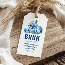 BRUH. Blue Pool Boy Geburtstag Vielen Dank Geschenkanhänger