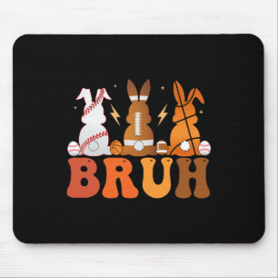 Bruh Bysketbyll Bysebyll Footbyll Sports Easter Bu Mousepad