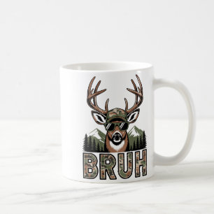 Bruh Camo Hirschjagd-Tarnung Elk Bock Lustig Y Kaffeetasse