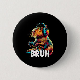 Bruh Capybaras Lustige Videospiele Capybara Button