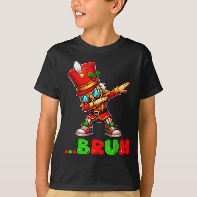 Bruh Dab Nussknacker Lustige Kinder Jungen Männer  T-Shirt (Vorderseite)