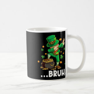 Bruh Dabbing Kobold St. Patrick's Day Lustiger Spr Kaffeetasse