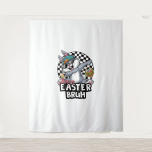 Bruh Dabbing Rabbit Ostereier Dab Boys Girls Wandteppich