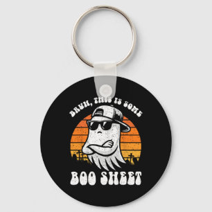 Bruh, das ist ein Boo Sheet Funny Halloween Ghost Schlüsselanhänger