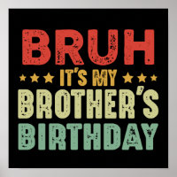 Bruh, die Schwesterbrüder meines Bruders