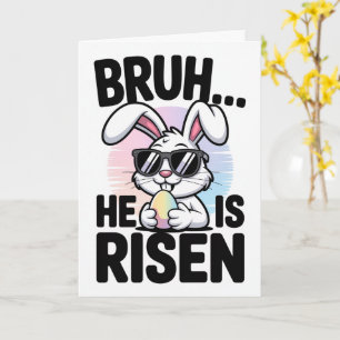 Bruh Er Ist Auferstanden Osterkarte Lustige Religi Karte