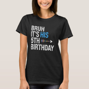 Bruh Es ist sein 5. Geburtstag King Happy Crown OM T-Shirt
