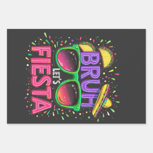 Bruh, Fiesta Cinco De Mayo, Mexikanische Kultur Geschenkpapier Set
