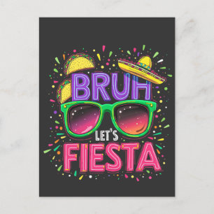 Bruh, Fiesta Cinco De Mayo, Mexikanische Kultur Postkarte