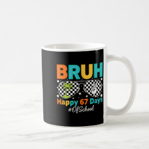 Bruh Frohe 67 Tage Schule Sungles 6 7 Meme Jungen Kaffeetasse