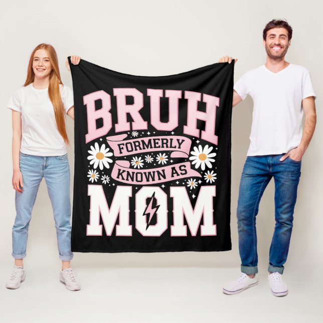 Bruh Früher Bekannt Als Mama Muttertag Fleecedecke (Beispiel)