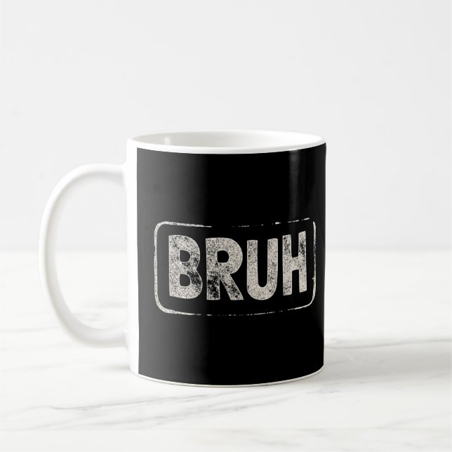 Bruh Gamer Slang Meme 1 Kaffeetasse (Links)