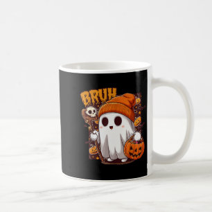 Bruh Geist Frohes Halloween Süßes oder Saures Kürb Kaffeetasse