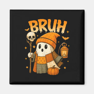 Bruh Ghost Halloween Niedlich Platwork Ghost Trick Magnet