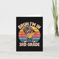 Bruh I'm in 3. Klasse Vintag zurück zur Schule