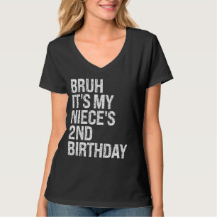 Bruh ist My Niece's 2. Geburtstag OMG Princess Cro T-Shirt