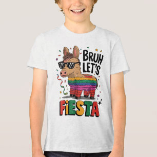 Bruh Lasse Fiesta Cinco Mayo Pinata Funny Mexican Tri-Blend Shirt