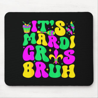 Bruh Mardi Gras Teens Boys Kids Mardi Gras _1  Mousepad