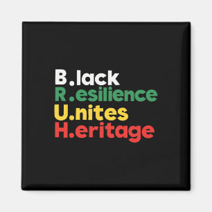 Bruh Meme Feiern Black History Month Männer Frauen Magnet