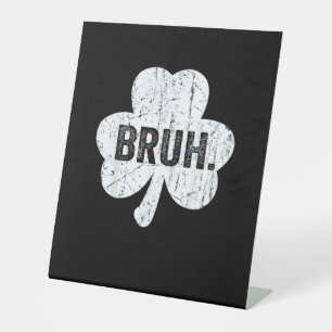 Bruh Meme Funny Sprichwort Bro Greeting Teen Boy S Sockelschild
