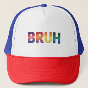 Bruh Meme Funny Sprichwort Bro Gruß Gay LGBT Pride Truckerkappe