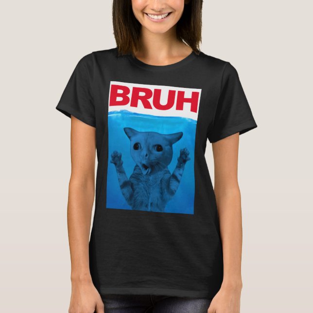 Bruh Meme Funny Sprichwort Brother Greeting Teens  T-Shirt (Vorderseite)