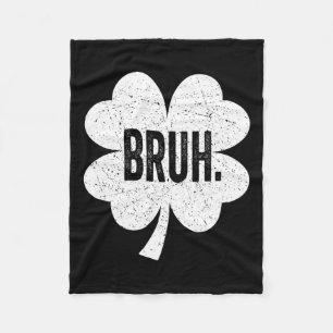 Bruh Meme Lustiger Spruch Bro Gruß Teenager Junge  Fleecedecke