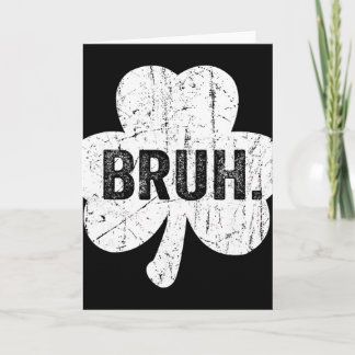 Bruh Meme Lustiger Spruch Bro Gruß Teenager Junge  Karte
