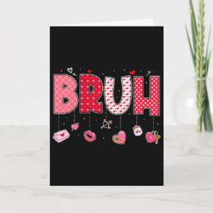 Bruh Meme Lustiger Spruch Bro Gruß Teenager Jungen Karte
