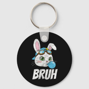 Bruh Meme Ostern Tag Lustiger Hase Eier Kleinkind Schlüsselanhänger