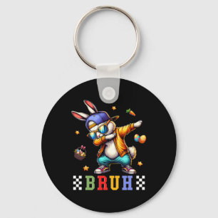 Bruh Meme Ostertag Funny Bunny Eggs Teens Boys K Schlüsselanhänger