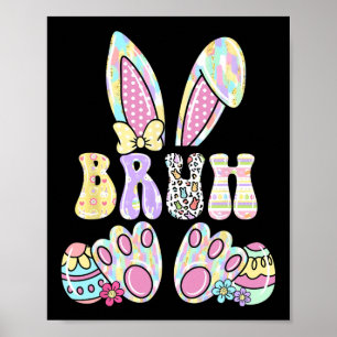 Bruh Meme Ostertag Lustiger Hase Eier Teens Jungen Poster