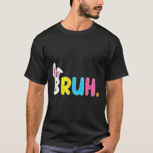 Bruh Meme Ostertag Lustiger Hase Eier Teens Jungen T-Shirt