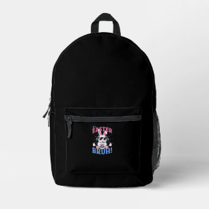 Bruh Oaster Bunny Gamer Gaming Video Games Men Boy Bedruckter Rucksack