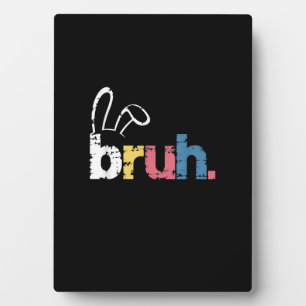 Bruh Oaster Bunny Niedlich Meme for Kids _4 Fotoplatte