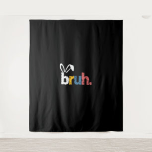 Bruh Oaster Bunny Niedlich Meme for Kids _5 Wandteppich