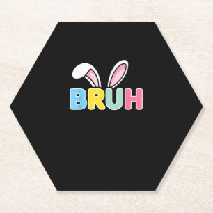 Bruh Oster für Teen Boys Kinder Funny Happy Oster Untersetzer