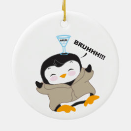 Bruh Penguin - Tipsy Keramik Ornament